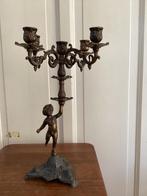 Putti kandelaar 5- pits, Antiek en Kunst, Antiek | Kandelaars, Ophalen of Verzenden, Koper of Brons