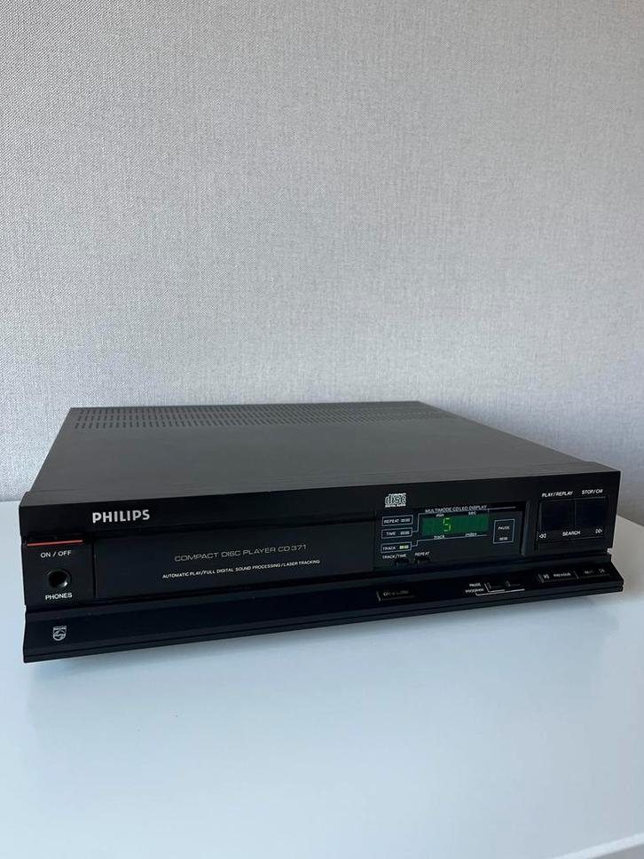 Te koop: vintage CD-speler Philips CD371 (met TDA1541), Audio, Tv en Foto, Cd-spelers, Gebruikt, Philips, Ophalen of Verzenden