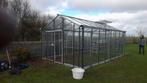 hobbykas refurbished zeer stevig duurzaam 342x580cm kweekkas, Ophalen, Glas, Zo goed als nieuw, Staal