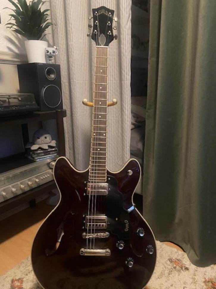 Guild Newark St. Collection Starfire., Muziek en Instrumenten, Snaarinstrumenten | Gitaren | Elektrisch, Zo goed als nieuw, Semi-solid body
