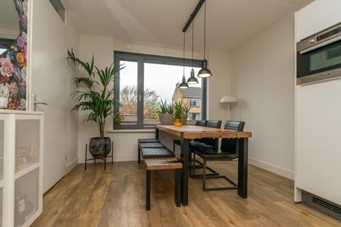 Eettafel met bankje barnwood, wagonplanken, Huis en Inrichting, Tafels | Eettafels, Zo goed als nieuw, 50 tot 100 cm, 150 tot 200 cm