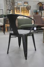 Hippe eetkamerstoelen Tolix metaal hout industrieel (48x), Huis en Inrichting, Stoelen, Ophalen, Nieuw, Metaal, Vijf, Zes of meer stoelen