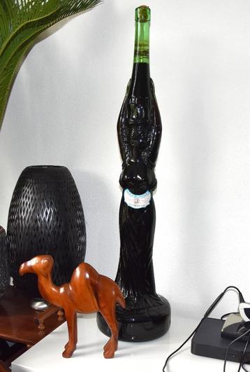 Vintage Groen Wijn Sierfles       beschikbaar voor biedingen