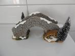 Luville  Kerstdorp Stonebridge with deer  --  600366, Verzenden, Zo goed als nieuw