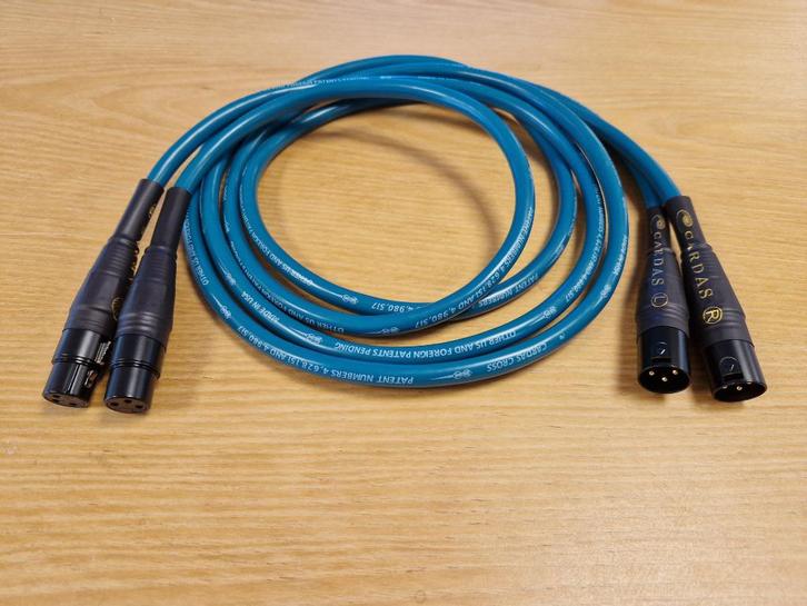 Cardas Cross Interlink XLR Kabel - 1,5 meter (150 cm), Audio, Tv en Foto, Audiokabels en Televisiekabels, Zo goed als nieuw, Interlink-kabel