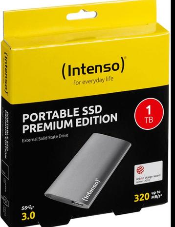 INTENSO Portable SSD Premium 1TB 1 TB External hard disk beschikbaar voor biedingen