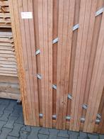 Hardhouten poort met jjzeren frame 1.30 m br en 1.95 m hoog, Tuin en Terras, Tuinpoorten, Ophalen, Nieuw, 150 tot 200 cm, Hout