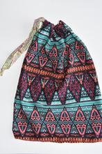 Stoffen handgemaakte bohemian tribal tas uit India boho, Verzenden, Nieuw, Overige typen