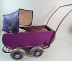 Vintage, antieke kinderwagen, poppenwagen, paars. S15, Tweedehands verkoop, Tweedehands verkoop, Gebruikt, Ophalen of Verzenden