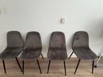 Gratis 4 eetkamerstoelen, Ophalen, Gebruikt, Vier, Stof