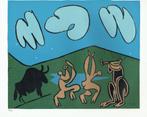 Picasso Bacchanal with Black Bull Linocut Genummerd, Antiek en Kunst, Kunst | Litho's en Zeefdrukken, Ophalen of Verzenden