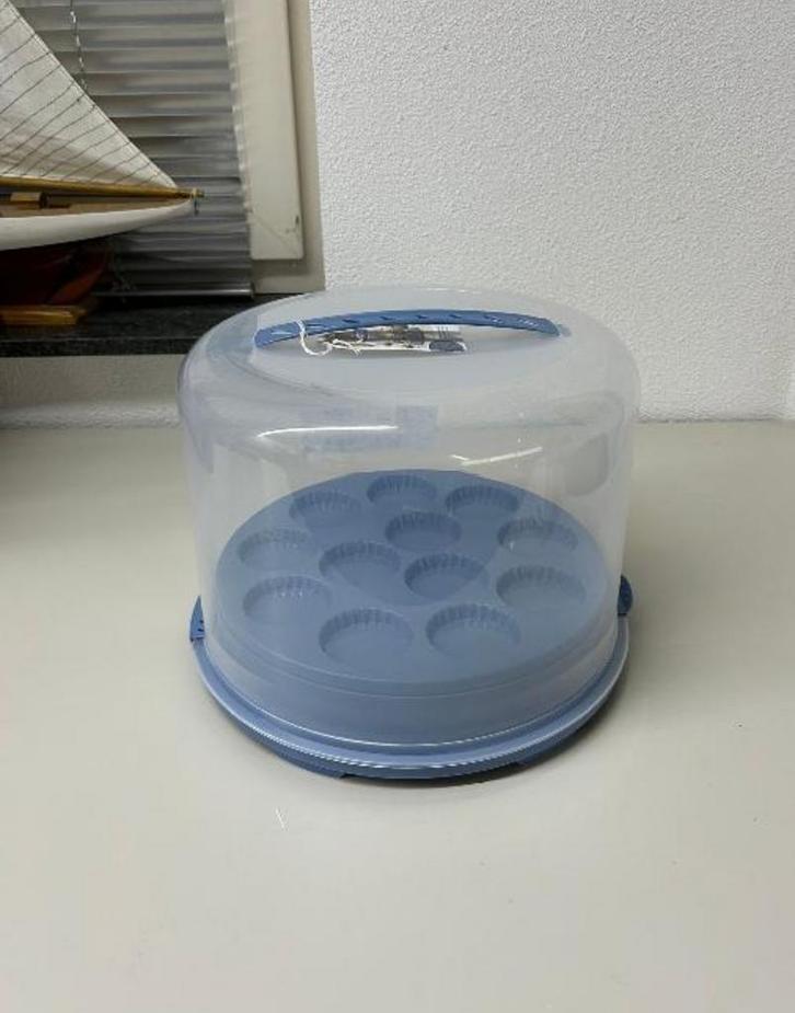 Rotho Fresh Taartdoos XL + Cupcake-Houders - Nieuwstaat, Huis en Inrichting, Keuken | Keukenbenodigdheden, Nieuw, Ophalen of Verzenden