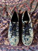 Leuke sneakers/bootschoenen met bloemen maat 44 nu 9,99€, Kleding | Heren, DMG, Blauw, Ophalen of Verzenden, Gedragen