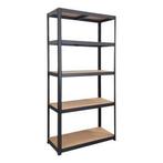 Handson stellingkast 
Zwart mat
180x90x40 cm hxbxd, Huis en Inrichting, Kasten | Stellingkasten, Ophalen, Zo goed als nieuw