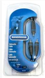 Bandridge BAL4101 Subwoofer kabel, Ophalen of Verzenden, Nieuw, Minder dan 2 meter, Interlink-kabel