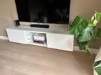 Tv meubel wit hoogglans, Ophalen, Gebruikt, 150 tot 200 cm, Minder dan 100 cm