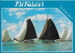 Sus90 Ongelopen ansichtkaart fryslan skutsjesilen friesland, Ophalen of Verzenden, 1980 tot heden, Ongelopen, Friesland