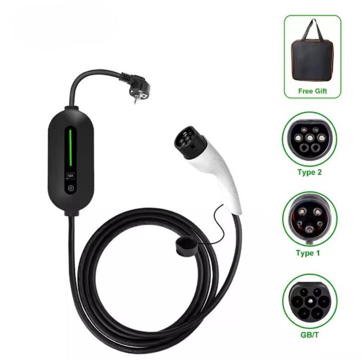 Thuislader type 2 laadcapaciteit van 3,5KW, Auto diversen, Laadpalen, Nieuw, Laadkabel, Verzenden