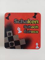 Schaakspel, schaken, zeer compact, Hobby en Vrije tijd, Gezelschapsspellen | Bordspellen, Een of twee spelers, Ophalen of Verzenden