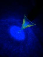 Uranium jenever glaasje, Antiek en Kunst, Antiek | Glas en Kristal, Ophalen of Verzenden