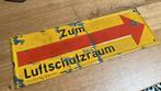 WO2, bord, Luftschutz, Luftschutzraum, 1939., Ophalen of Verzenden, Duitsland