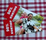 Kortingskaarten Walibi (50% korting), Tickets en Kaartjes, Twee personen, Kortingskaart