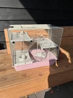 Hamster kooi met benodigheden 1 maand oud., Kooi, Minder dan 75 cm, Zo goed als nieuw, Hamster