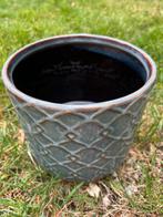 Plantenpot intratuin blauw, binnenpot, plantenpot, bloempot, Steen, Rond, Binnen, Ophalen of Verzenden