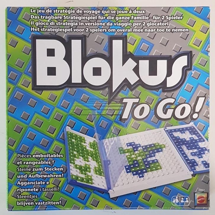 Blokus To Go!, Hobby en Vrije tijd, Gezelschapsspellen | Bordspellen, Gebruikt, Een of twee spelers, Ophalen of Verzenden