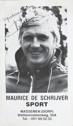 Spelerskaart Maurice de Schrijver - KSC Lokeren, Ophalen of Verzenden, Zo goed als nieuw, NAC Breda, Spelerskaart