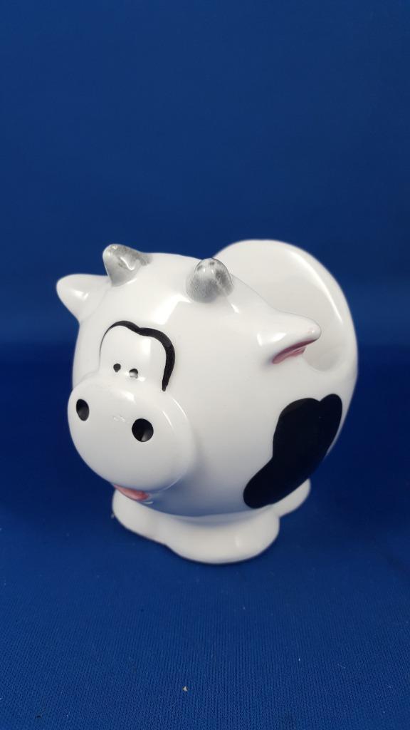 Beeldje, bakje, schaaltje Koe, Silly, aardewerk. (2) 5B12, Verzamelen, Beelden en Beeldjes, Gebruikt, Dier, Ophalen of Verzenden