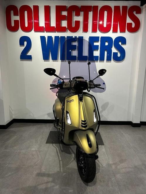 Vespa Sprint 10-2021 Opaco Gold 24k Custom IN NIEUWSTAAT, Fietsen en Brommers, Scooters | Vespa, Zo goed als nieuw, Vespa S, Benzine