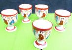 7 CHINESE EIERDOPJES EN MELKKANNETJE VINTAGE JR 50 60 PASEN, Verzenden, Overige typen, Zo goed als nieuw, Overige stijlen