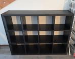 Kallax kast zwart 3x4, Ophalen, Gebruikt