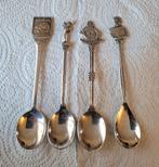 Theelepeltjes Chaam, Bolletje, Adm. de Ruyter & Bijbel, Verzamelen, Verzilverd, Ophalen of Verzenden, Zo goed als nieuw, Metaal