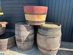 Bloembak half wijnvat 112,5 liter, Tuin, Gerard Krale, Rond, Nieuw
