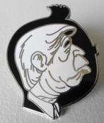 🎈 Kuifje pin speldje Hergé silhouette Kuifje 3 x 3,5 cm, Nieuw, Speldje of Pin, Verzenden