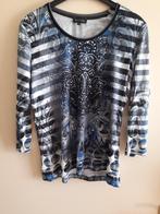 Top mtM wit blauw Witteveen, Maat 38/40 (M), Overige kleuren, Ophalen of Verzenden, Zo goed als nieuw