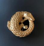 Krokodil broche, Overige materialen, 4 tot 7 cm, Gebruikt, Verzenden