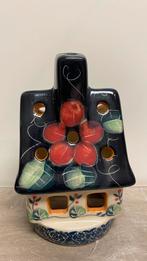 Prachtig Keramiek Waxinelicht Huisje - Galia Art Poland, Overige materialen, Overige kleuren, Ophalen of Verzenden, Zo goed als nieuw