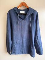 Jackpot by Carli Grey blauw 100% linnen hoodie | mt 4 M, Maat 38/40 (M), Blauw, Jackpot, Ophalen of Verzenden