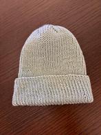 Mintgroene handgebreide muts van merinowol, Ophalen of Verzenden, Nieuw, Muts