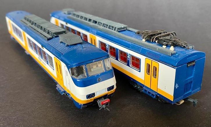 Fleischmann 481107 NS Sprinter Vlaflip Wisselstroom Digitaal, Hobby en Vrije tijd, Modeltreinen | H0, Zo goed als nieuw, Treinset