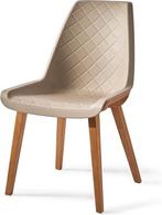 Riviera Maison Amsterdam City Dining Chair - Stoelen - Taupe, Huis en Inrichting, Stoelen, Ophalen of Verzenden, Zo goed als nieuw