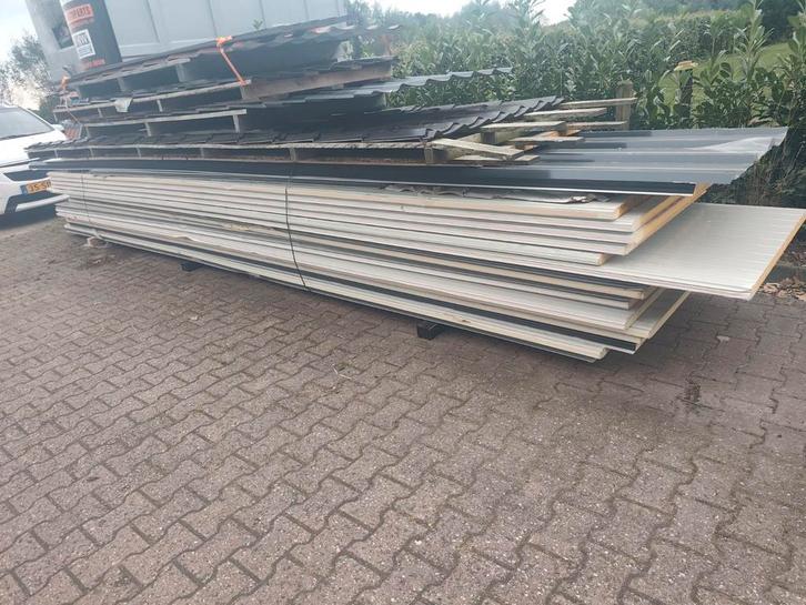 Sandwichpanelen 4cm & 6cm - €10/meter, Doe-het-zelf en Verbouw, Platen en Panelen, Gebruikt, Overige materialen, 20 tot 50 mm