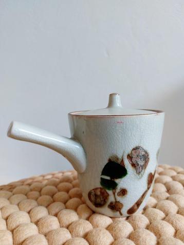Kyusu Japanse theepot handgemaakt keramiek Ø 10 cm beschikbaar voor biedingen