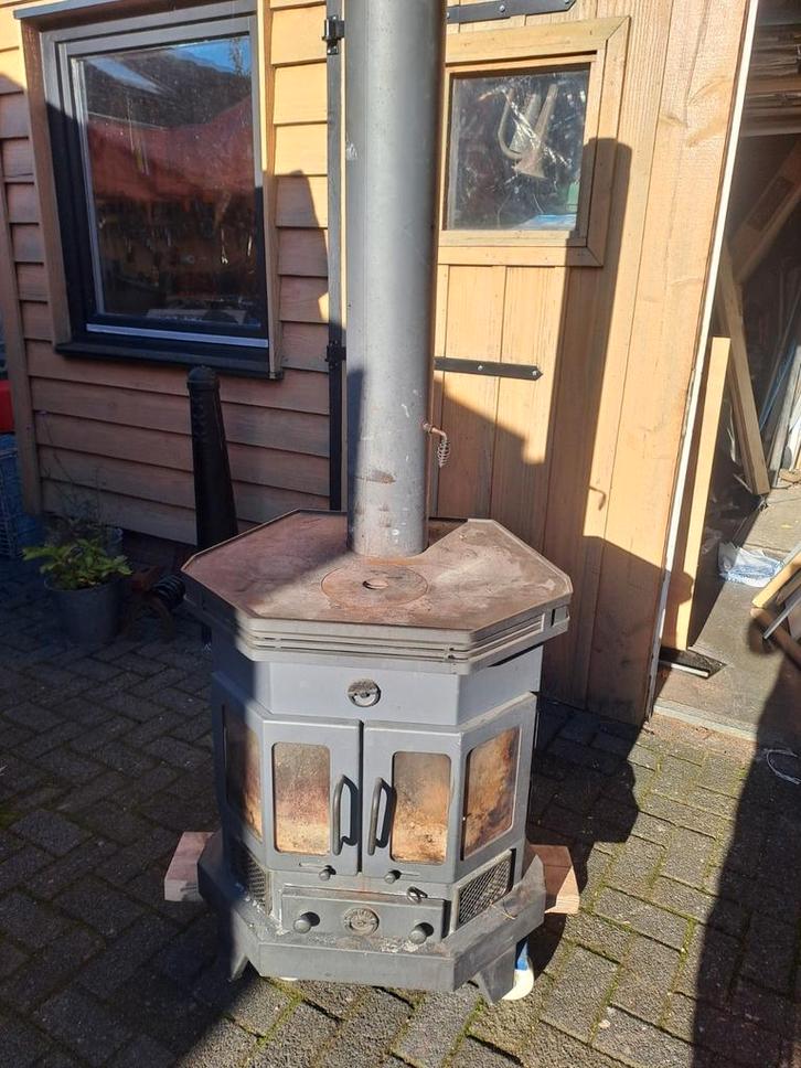 Houtkachel te koop wegens verbouwing, Huis en Inrichting, Kachels, Gebruikt, Houtkachel, Hout, Ophalen