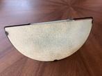 Vintage Italiaanse Wandlamp Terzani Stijl, Ophalen of Verzenden, Gebruikt, Glas