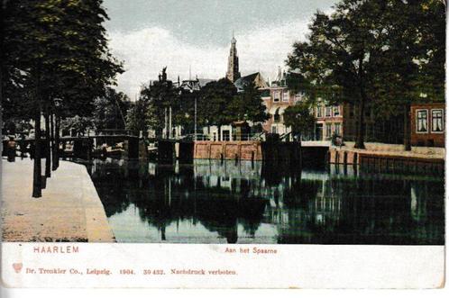 HAARLEM - aan het SPAARNE, Verzamelen, Ansichtkaarten | Nederland, Ongelopen, Noord-Holland, Ophalen of Verzenden