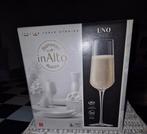 Bormioli Rocco Uno Flute Champagneglazen - Nieuw in doos!, Ophalen, Glas of Glazen, Nieuw, Glas